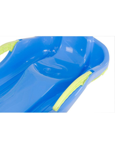 Sanki plastikowe z hamulcami race s niebieskie