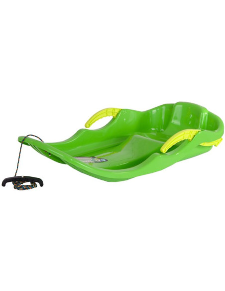 Sanki plastikowe z hamulcami race s zielone