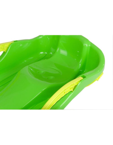 Sanki plastikowe z hamulcami race s zielone