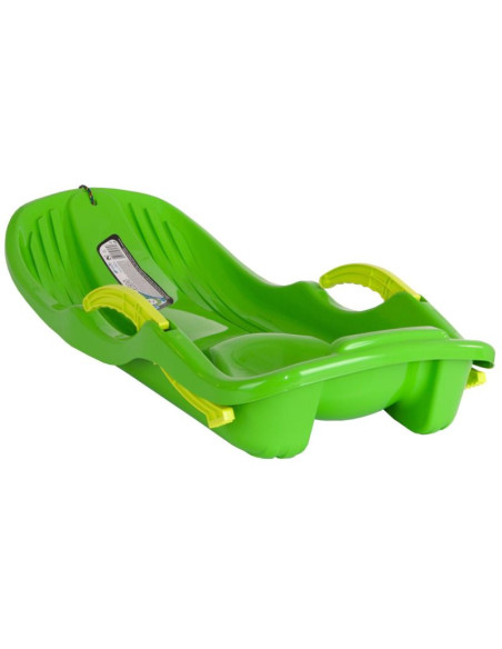 Sanki plastikowe z hamulcami race s zielone