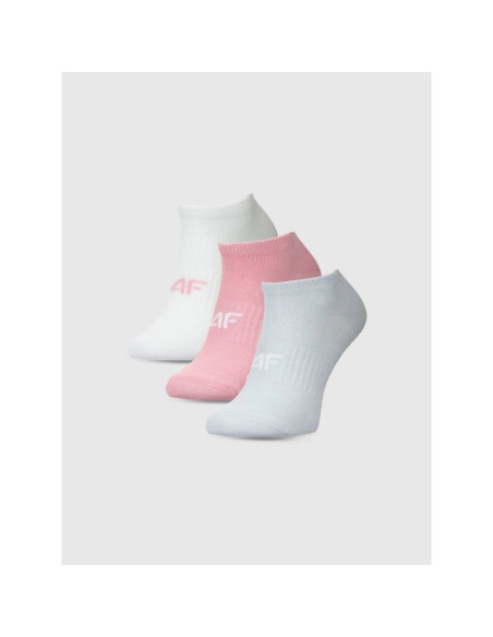 Skarpetki stopki damskie (zestaw 3 szt.) 4f 4fwmm00usocf443-90s