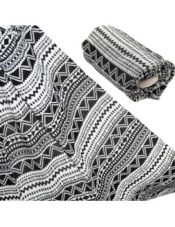 Hamak ogrodowy 1 osobowy 200x100cm etno z pokrowcem 1063980 2