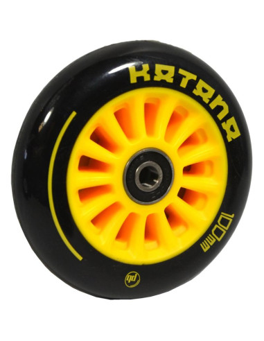 Kółka do hulajnogi stunt pb 100mm plastik katana kpl.2szt żółte