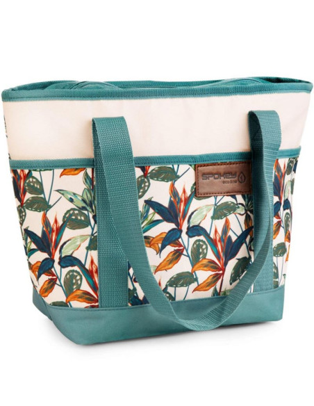 Torba termiczna spokey eco simply zielono-beżowa 929509