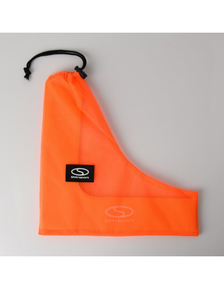 Płaskie znaczniki pola - narożniki 25x25 cm 4 szt. jaskrawe pomarańczowe smj sport zpn-o