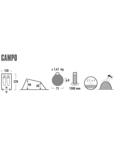 Namiot high peak campo 10271