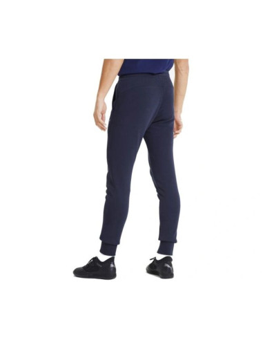 Puma spodnie dresowe bawełniane męskie wygodne sportowy styl granatowe