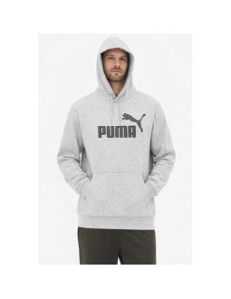 Puma bluza sportowa kangurka z kapturem męska szara modna bawełniana 2