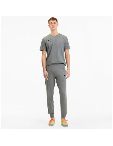 Puma spodnie dresowe bawełniane męskie szare wygodne sportowy styl