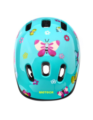 Kask rowerowy dziecięcy meteor ks06 butterflies