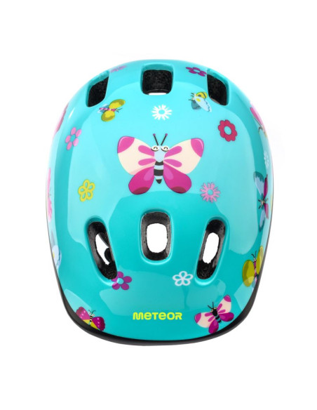 Kask rowerowy dziecięcy meteor ks06 butterflies