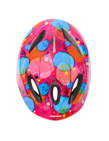 Kask rowerowy meteor ks05 różowy