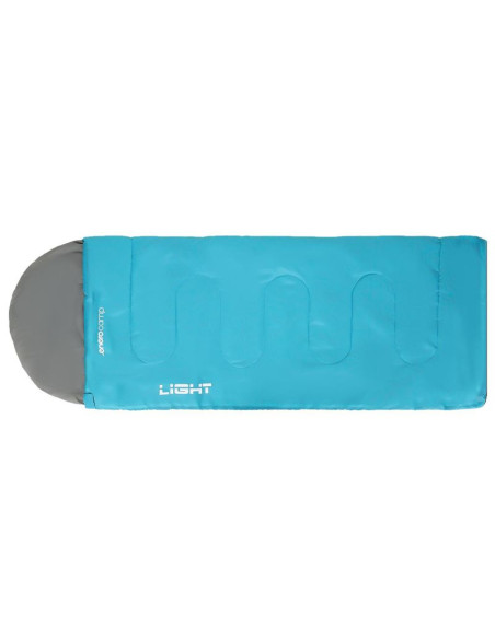 Śpiwór turystyczny light 200x70cm błękitny enero camp