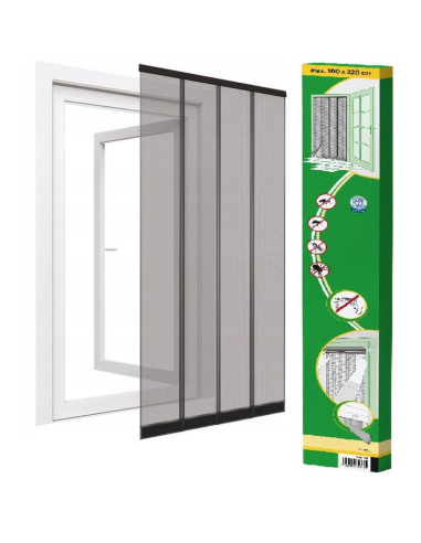 Moskitiera drzwiowa lamelowa 100x220 poliester+taśma rzep
