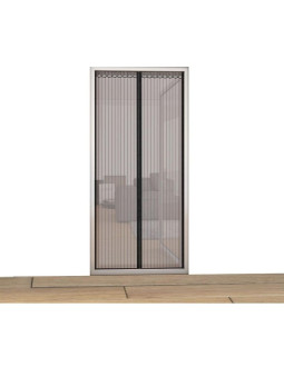 Moskitiera drzwiowa lamelowa 100x220 cm zamknięciem na magnes 2
