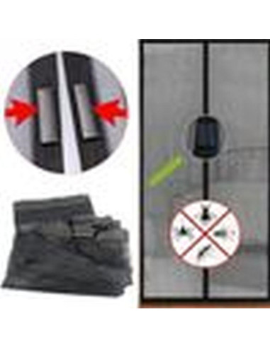 Moskitiera drzwiowa lamelowa 100x220 cm zamknięciem na magnes