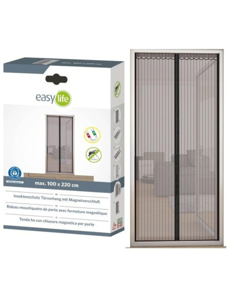 Moskitiera drzwiowa lamelowa 100x220 cm zamknięciem na magnes
