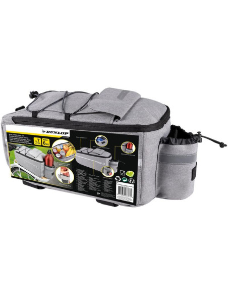 Torba sakwa termiczna na rower mocowanie na tył bagażnik 7l dunlop