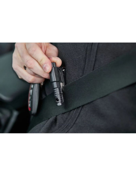 Narzędzie ratunkowe guard lifeguard - gwizdek, nóż do pasów, zbijak szyb (yc-004-bl)