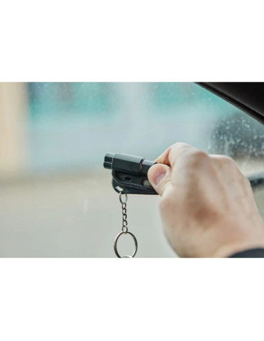 Narzędzie ratunkowe guard lifeguard - gwizdek, nóż do pasów, zbijak szyb (yc-004-bl)