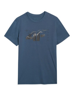 Koszulka męska 4f m2359 morska zieleń 4fwaw25ttshm2359 46s 2