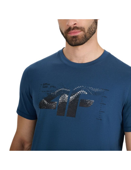 Koszulka męska 4f m2359 morska zieleń 4fwaw25ttshm2359 46s