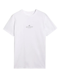 Koszulka męska 4f m2961 biała 4fwaw25ttshm2961 10s 2