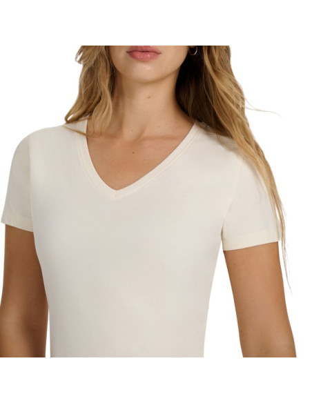 Koszulka damska 4f f2969 kremowa 4fwaw25ttshf2969 12s