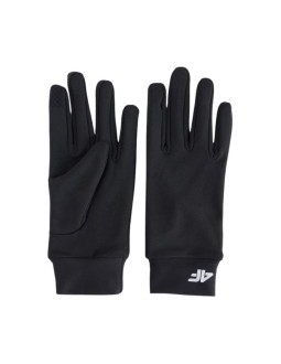 Rękawiczki 4f u153 głęboka czerń 4fwmm00aglou153 20s