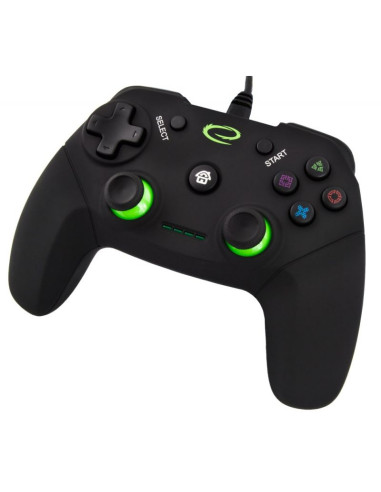 Gamepad esperanza vanquisher egg110k (pc, ps3  kolor czarny, kolor zielony)