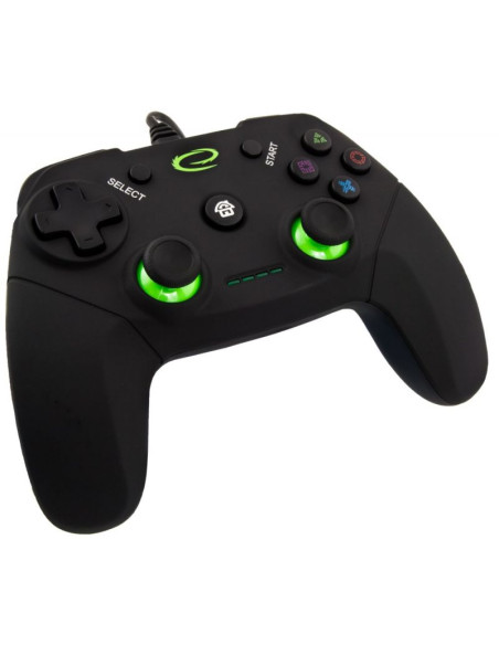 Gamepad esperanza vanquisher egg110k (pc, ps3  kolor czarny, kolor zielony)