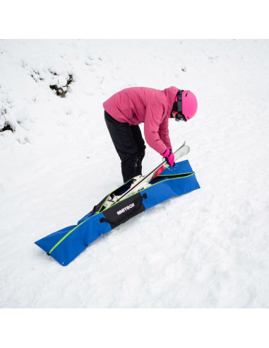 Pokrowiec na narty meteor croma niebieski