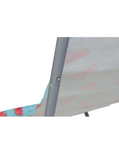 Leżak ogrodowo - plażowy składany i torba fruit melon