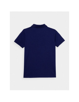 Koszulka polo bawełniana 100% gładka chłopięca 4f 2