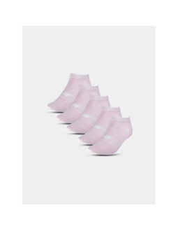 Skarpetki casual przed kostkę dziewczęce (zestaw 5 szt.) 4f