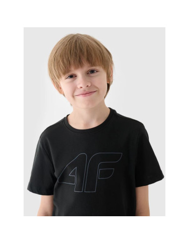 T-shirt z nadrukiem chłopięcy 4f junior 4fjwmm00ttshm1627-20s