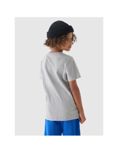 T-shirt z nadrukiem chłopięcy 4f junior 4fjwmm00ttshm1627-27m