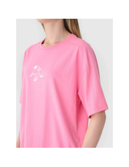 T-shirt oversize z nadrukiem damski 4f 4fraw24ttshf2582-54s 2