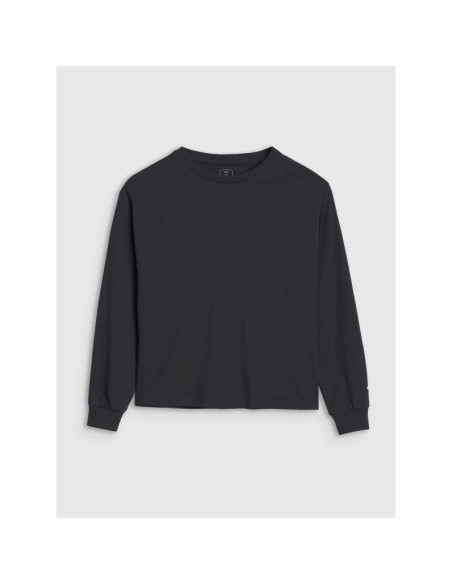 Longsleeve oversize gładki dziewczęcy 4f 4fjwss25tlonf377-20s