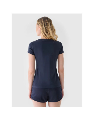 T-shirt slim gładki damski 4f nosh4tsd001b-31s