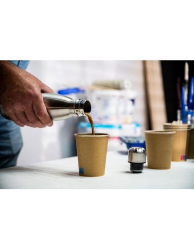 Termos termiczny turystyczny alpina 750ml srebrny