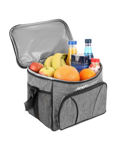 Torba termiczna 33x21x26cm szara 18l enero camp