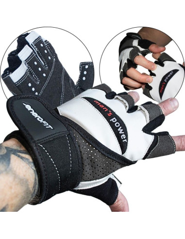 Rękawice fitness man's power r.xxl enero fit