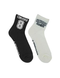 Skarpety converse 2 pak białe, czarne e1345a 2