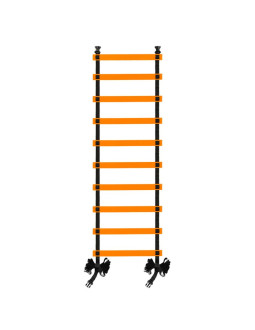 Drabinka treningowa 4m -10 szczebli, pomarańczowa dt10-4m-o
