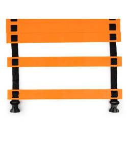 Drabinka treningowa 4m -10 szczebli, pomarańczowa dt10-4m-o 2