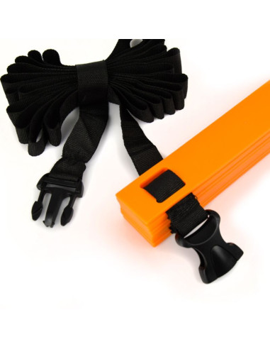 Drabinka treningowa 4m -10 szczebli, pomarańczowa dt10-4m-o