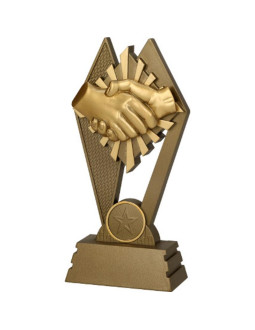 Figurka odlewana - uścisk dłoni rp3015