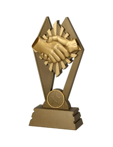 Figurka odlewana - uścisk dłoni rp3015