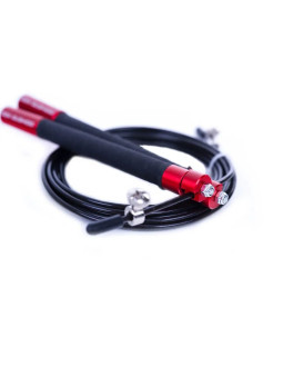 Skakanka aluminiowa z łożyskami, 3-metrowa | czerwona | sk54 2